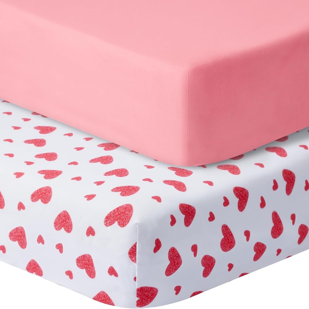 Pack and Play Sheets Fitted, 2 Pack Pack n Play Sheets for Graco Pack n Play ...