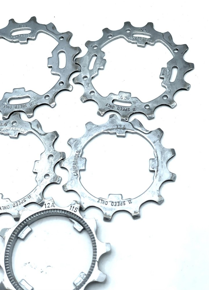 Campagnolo Super Record Bottom 5 Steel Cogs And Lock Ring 12-16