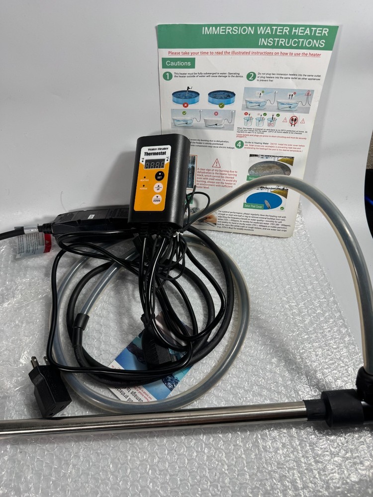 3500w  Portable Hot Tub Heater with Thermostat for Bathtub/Ground Pools 240v