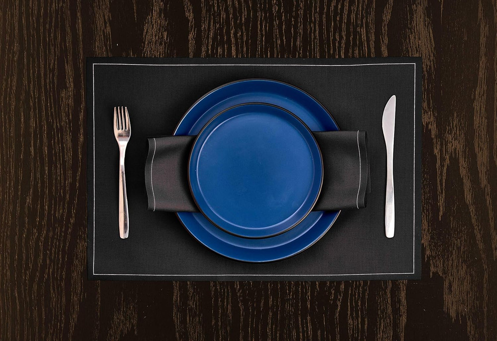 Albie Stoneware 16-Piece Modern Dinnerware Set, Kitchen Plates and Bowls Sets, S