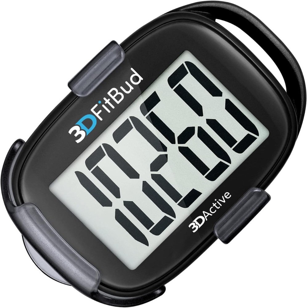 3D Tri-Axis Sensor Pedometer - Simple Step Tracker with User-Friendly Design