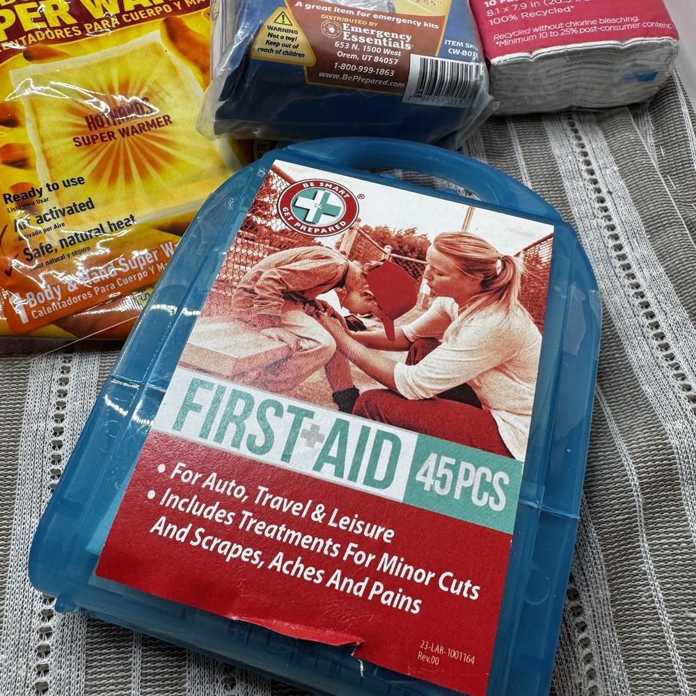 Emergency Essential Survival Kit Backpack First Aid Gear Tools And More