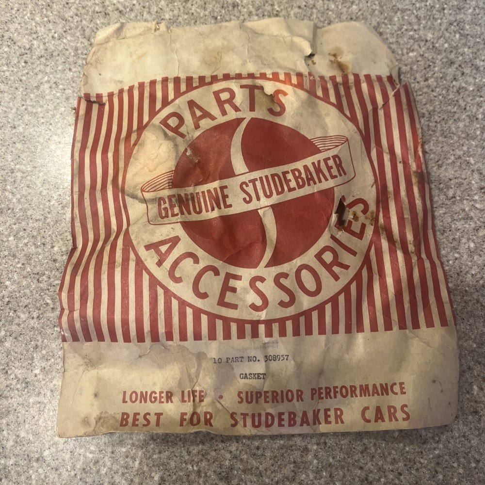 Studebaker NOS Tail Light Lens Gaskets (Part #308957):