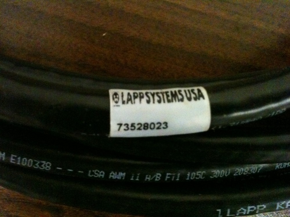 Lapp Systems USA 73528023 Servo Motor Cable 30FT
