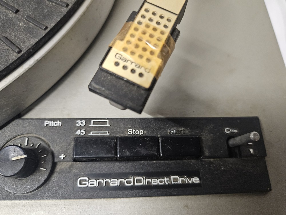 Garrard Direct Drive Turntable DD75 Tested, Functioning
