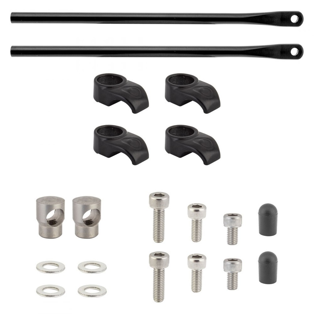 Racktime Mounting Kit Shine Evo Black Includes Strut Stays And Hardware
