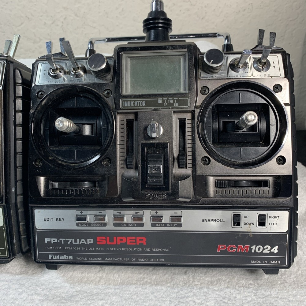Futaba FP-T7UAF SUPER FM 7 Channel Mode-2 RC Transmitter system Both Work Lot 2