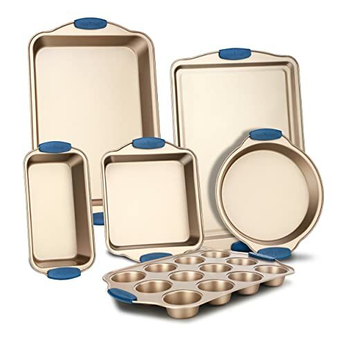 NutriChef NCSBSG36 6-Piece Nonstick Bakeware Set