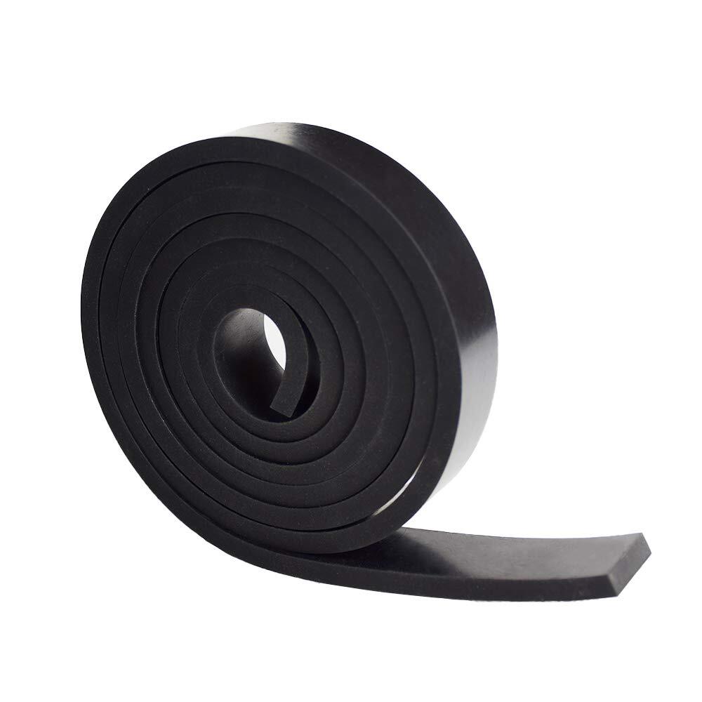 Neoprene Rubber Strips 1/4 .250" Thick X 1" Wide X 5' Long Solid Rubber Rolls...