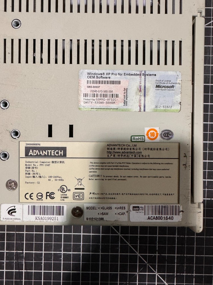 Advantech Industrial Computer PPC-154T