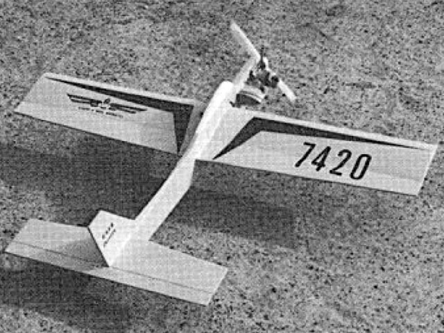 Atom Control Line Trainer 34" Wing RC Model Airplane Printed Plans & Templates
