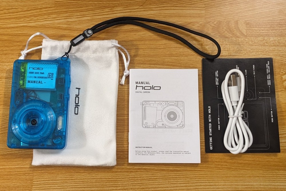 Manual Holo Digital Camera Blue