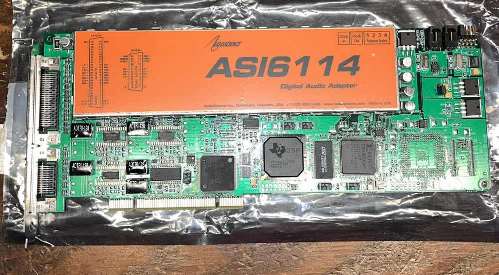 AudioScience ASI6114 AES Digital Audio Adapter UNTESTED