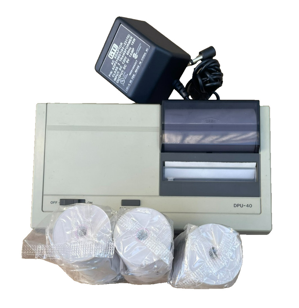 Seiko Instruments Thermal Printer DPU-40 w/ AC Adapter