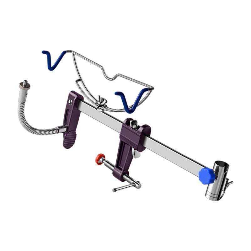 Double Manner Rod Stand with Horizontal Vertical Adjustment Secure Structure