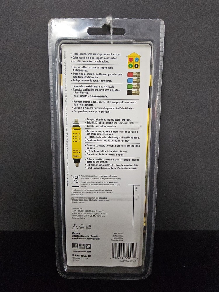 Coax Tester Klein Tools Coax Explorer