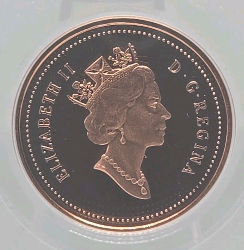 2003 CANADA GOLD LEAF CENT PCGS PR69RD DCAM
