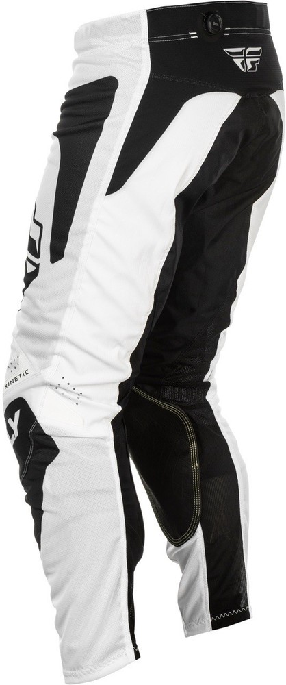 Fly Racing Kinetic Mesh Sym Pants White/Black Size 40