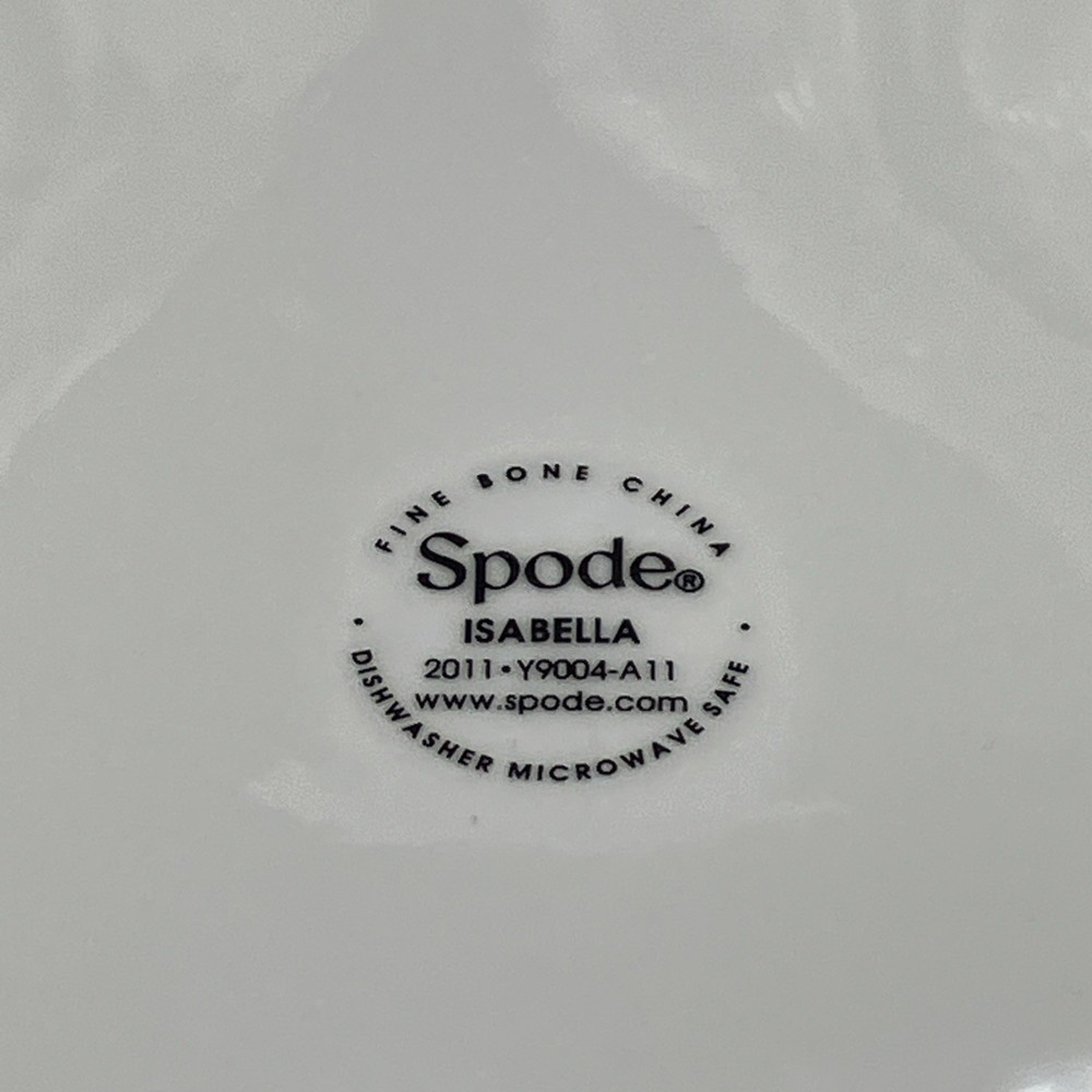 THREE SPODE DINNER PLATES ISABELLA MULTICOLOR FLORAL 11”