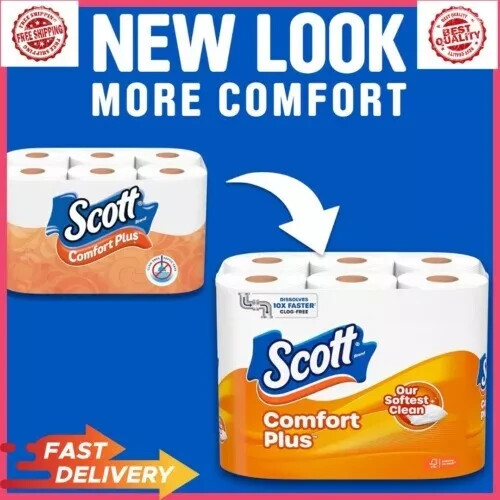 Scott Toilet Paper, 36 Rolls,231 Sheets per Roll
