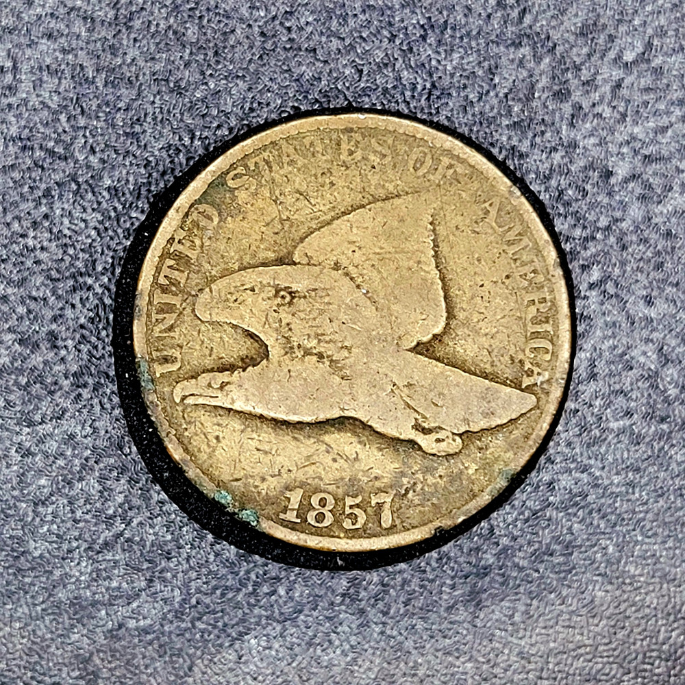 1857 Flying Eagle Cent Penny - US Coin