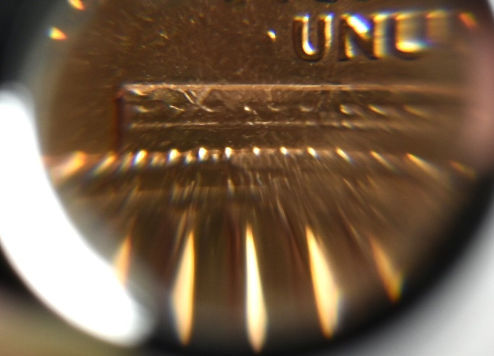 1972 D Lincoln Memorial Penny with Errors High Mint State Red
