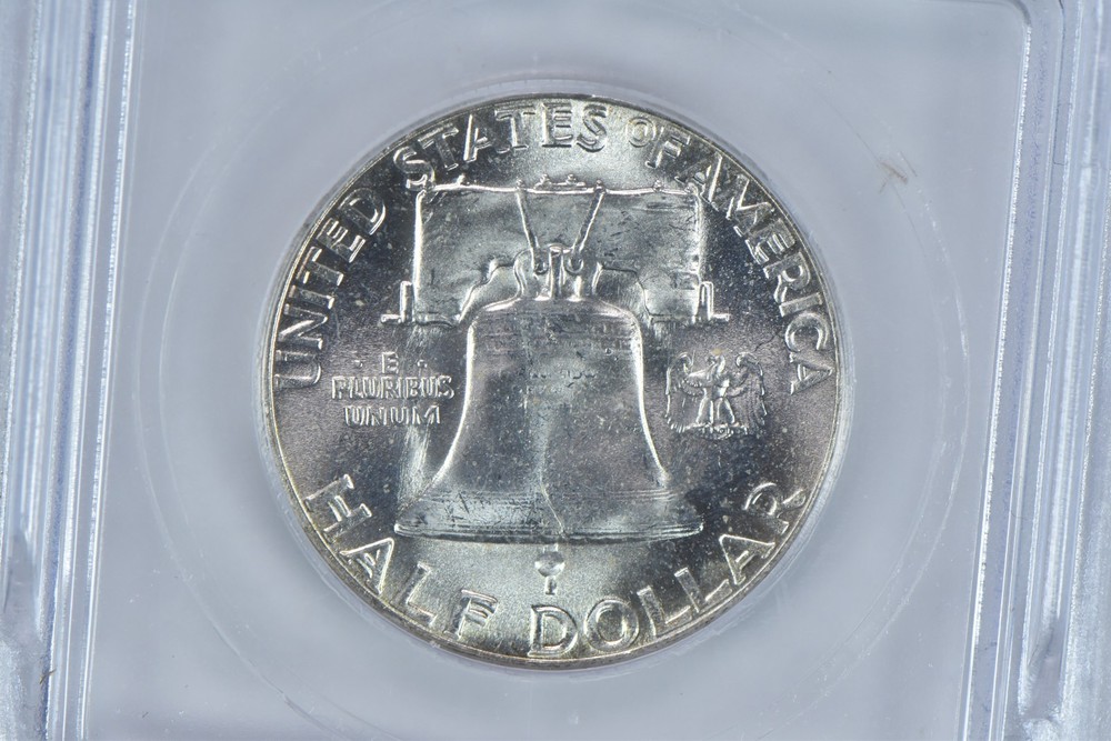 1955 Franklin Half Dollar MS65 ICG