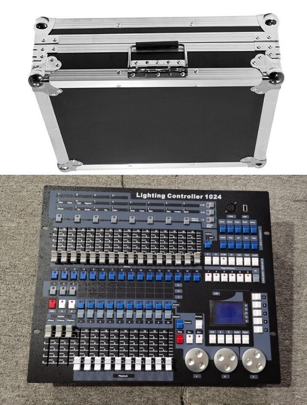 DMX1024 controller 1024CH stage lighting dj moving head par light/case