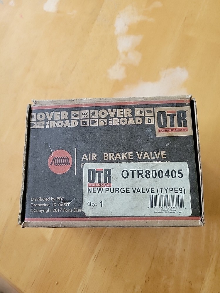 OTR PURGE VALVE KIT 800405