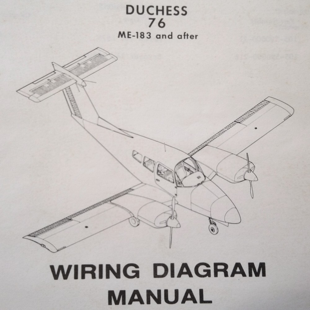 Beechcraft 28 Volt Duchess 76 Wiring Manual