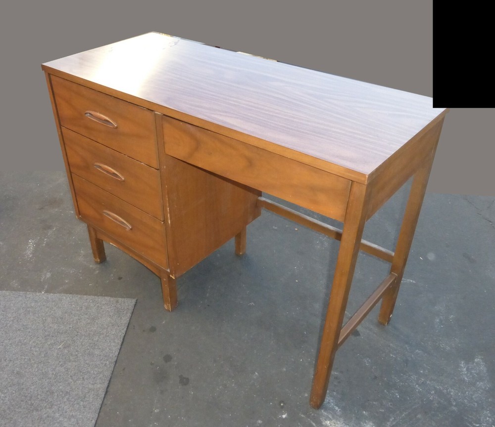 Vintage Danish Mid Century Modern Writing Desk