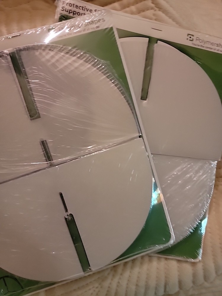 2 Sets Clear Support Feet For 1/4” Panel Protective Shield 2pk Polymer Shapes