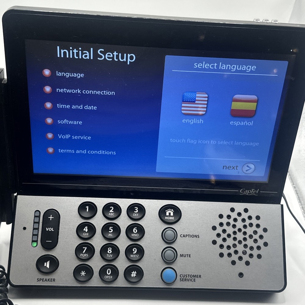 Captel 2400ibt captioned telephone, Tested And Powers On