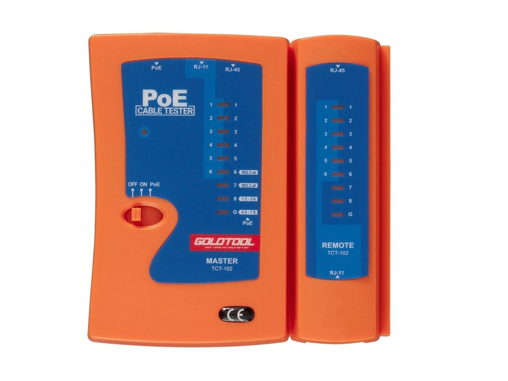 Monoprice Combo Function Cable Tester and Power over Ethernet (PoE) Finder