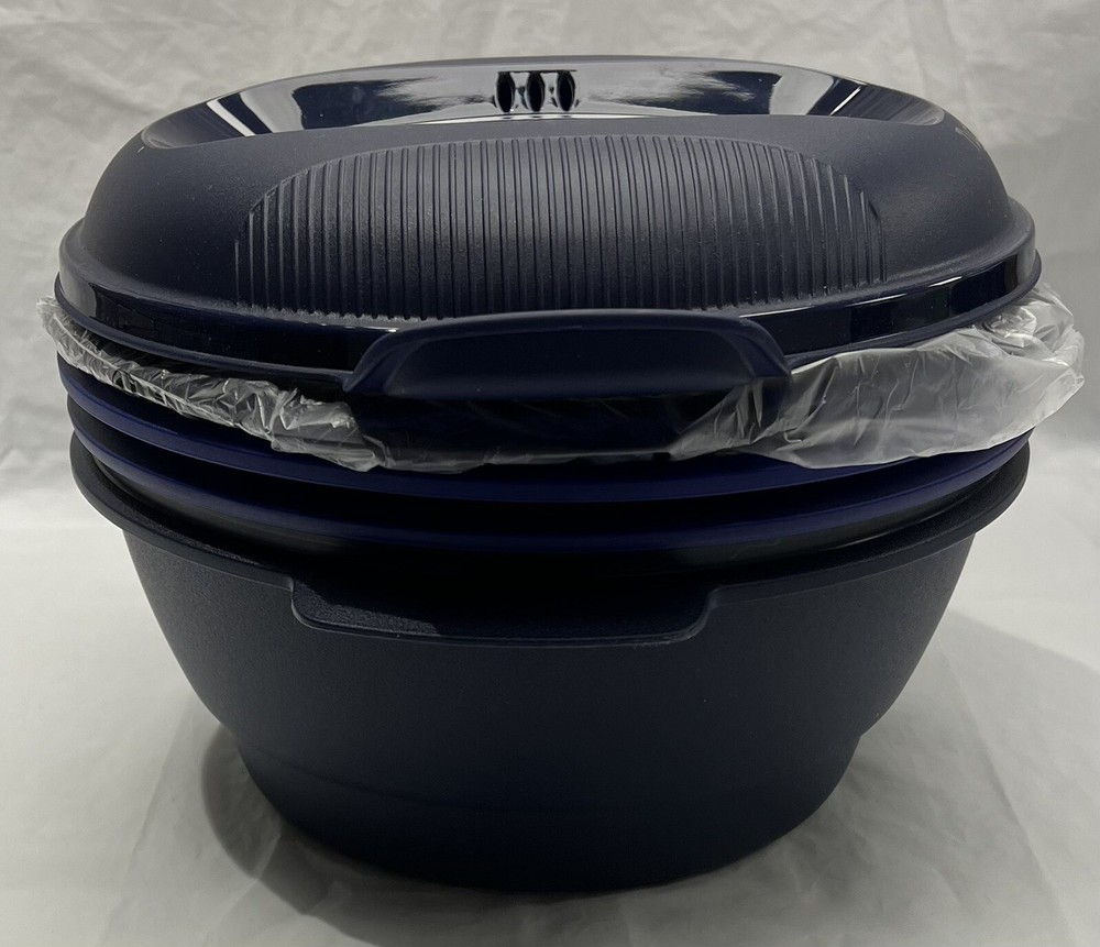 *Tupperware Smart Multi-Cooker Blue Large for Microwave OPEN BOX
