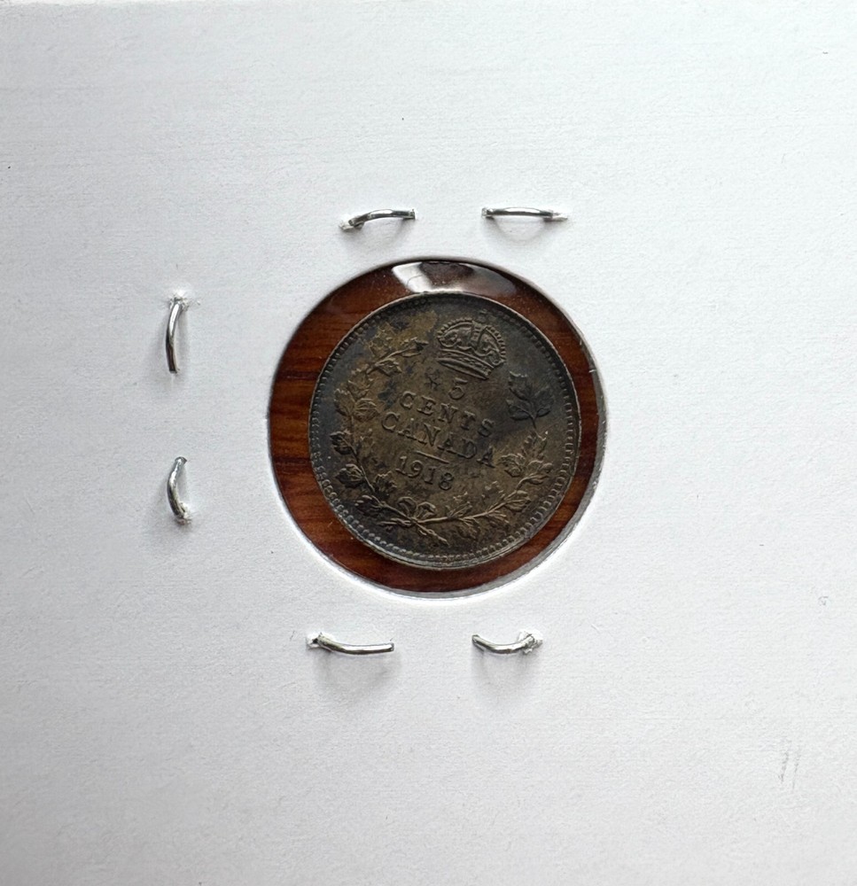 1918 Canada 5 Cents, George V