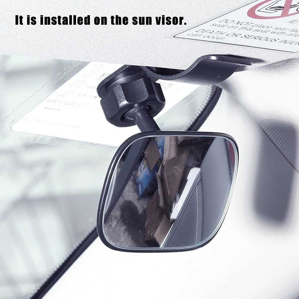 Universal Baby Mirror with Wide Angle View - Easy Install Rearview Solution