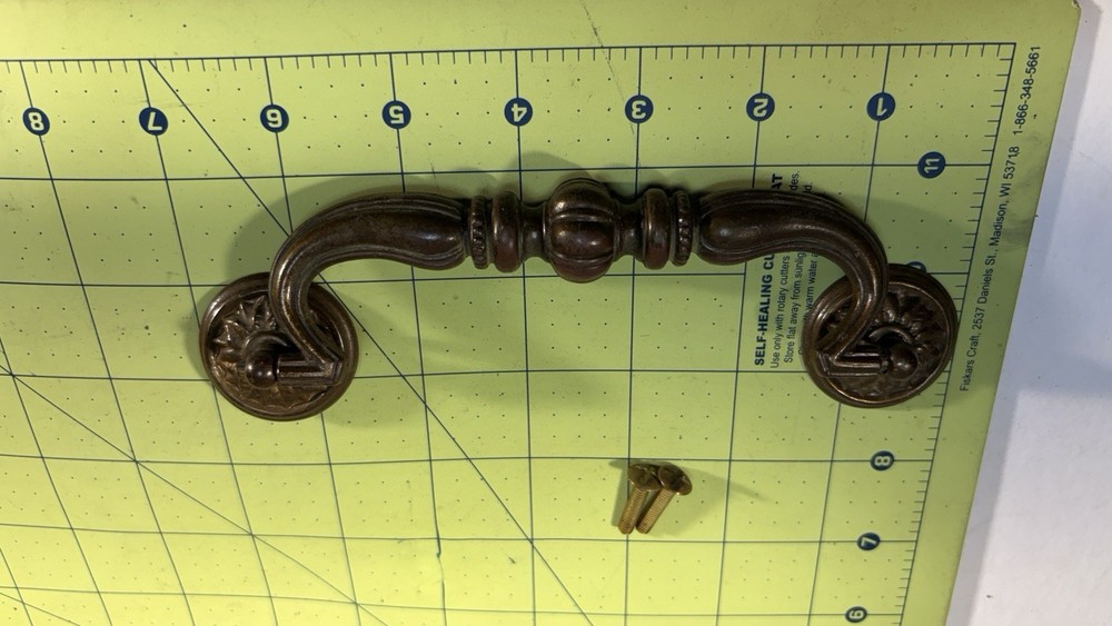 1 Vintage Large Furniture Handle Drawer Pull Hardware S
