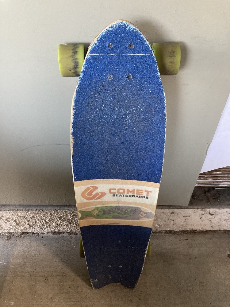 Comet Grease Shark Longboard Skateboard Complete