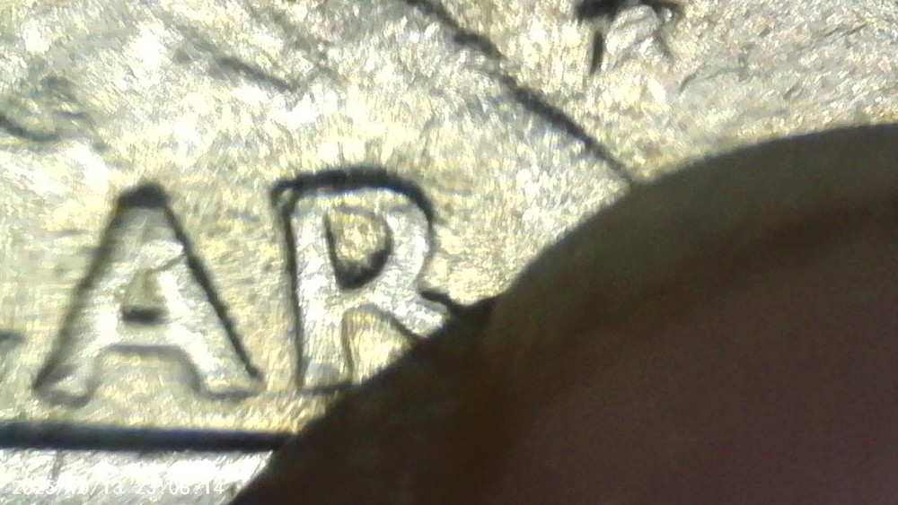 Susan B Anthony Dollar - 1979 Wide Rim , with Errors - Triple strike on star