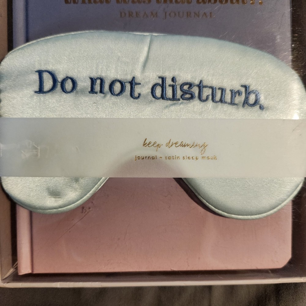 Dream Journal and Sleep Mask Set