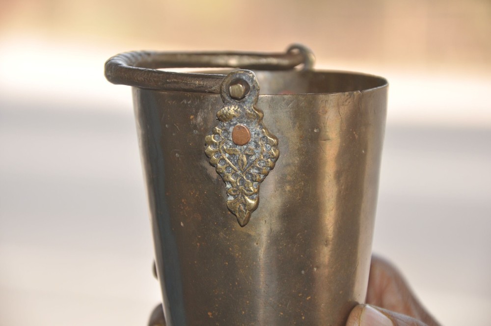 Vintage Brass Handcrafted Solid Heavy Fine Quality Lassi Glass