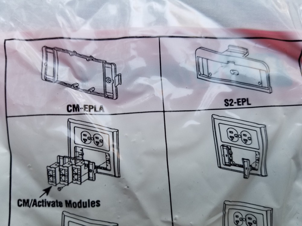 S2-EPL WIREMOLD Series II End Plate with Label Windows