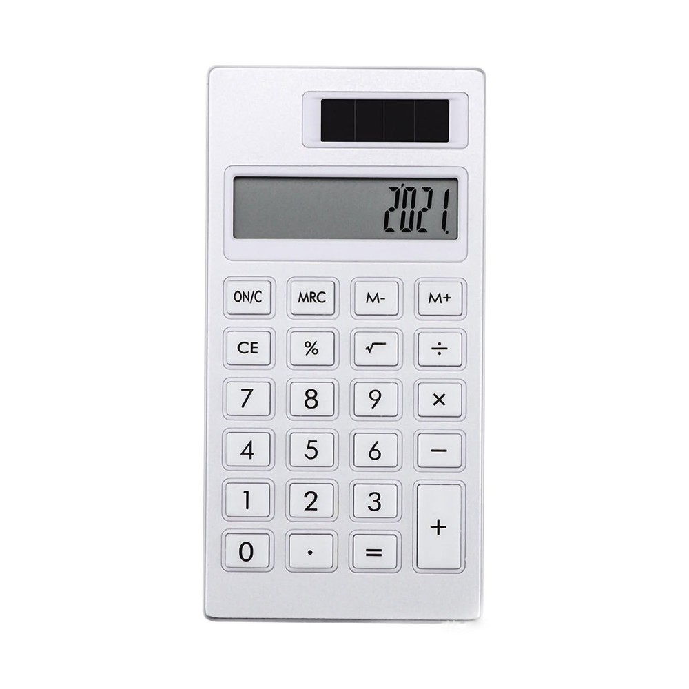 Hot Solar Calculator12 Basic Standard Calculator For Students Office Use (White)