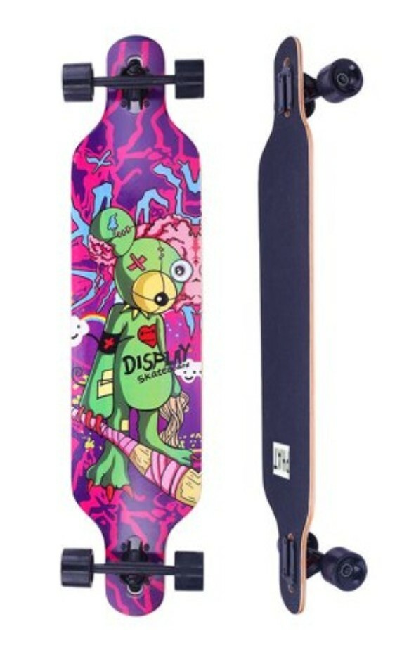 skateboard complete 41inch pink bear