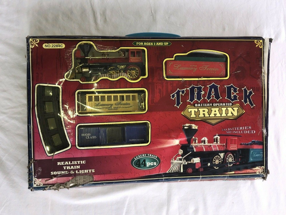 TRACK Batter Operated 44 piece Train Set
