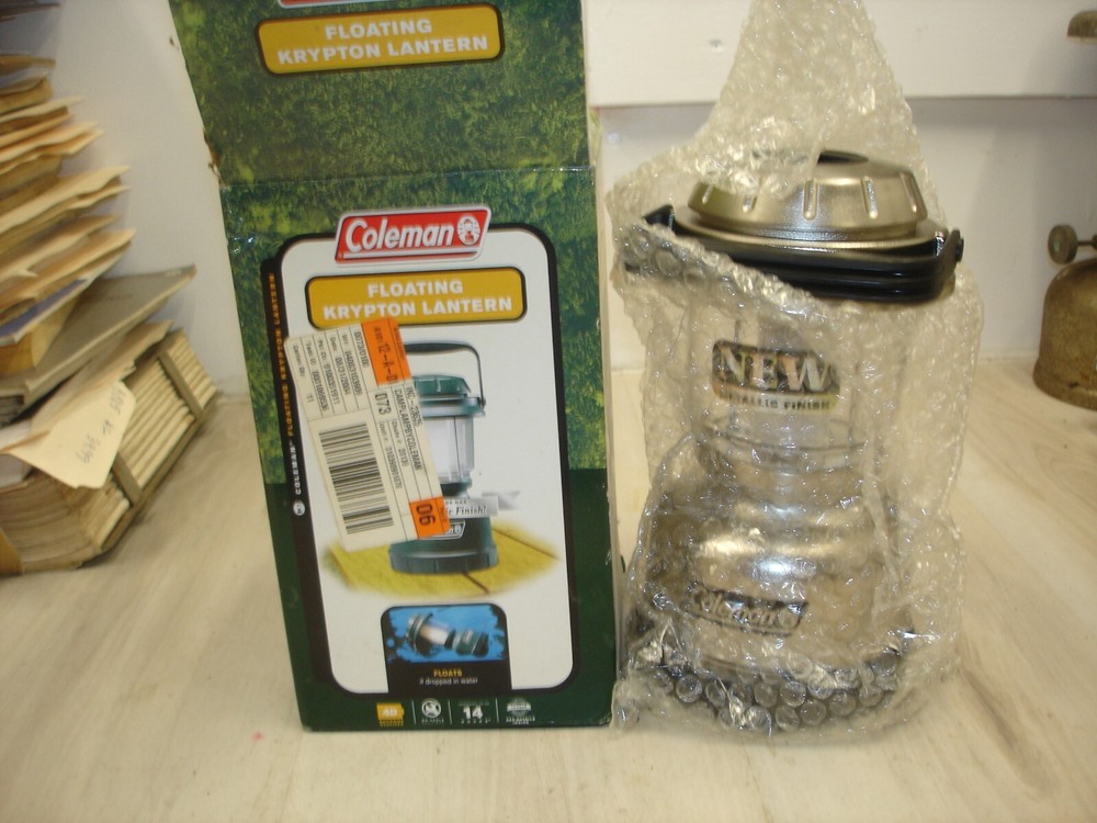 Coleman Floating Krypton Lantern - Silver Metallic Finish in box