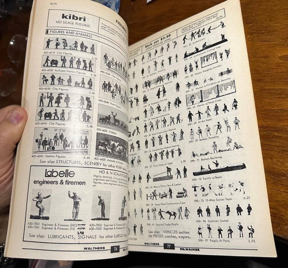Walthers 1975 Edition Model Railroad Reference Book Catalog HO Scale