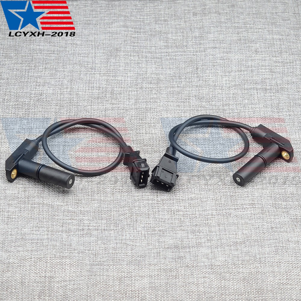 2Pcs Crankshaft Position Reference Mark Crank Speed Sensor For Porsche 924 944