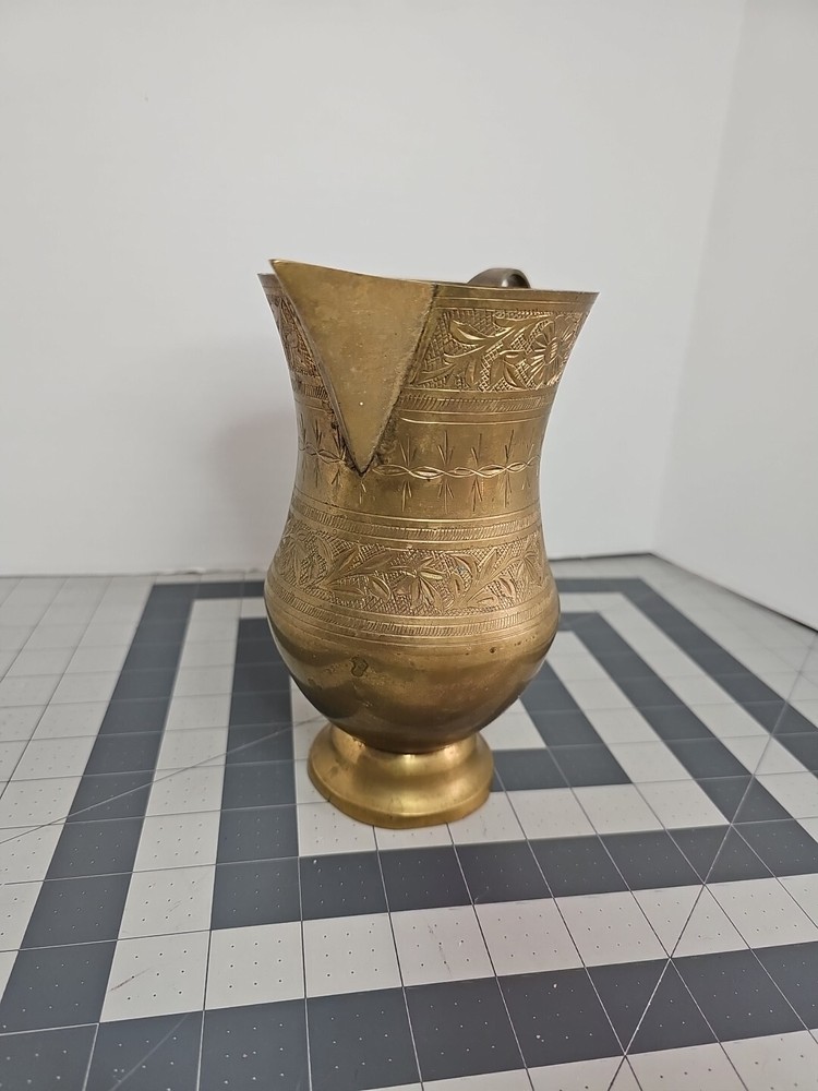 Medium Brass Jug/pitcher Indian Long Handle